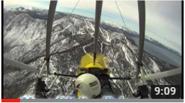 Winter Trike Fight Down Sierra Nevada Ridge