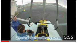Lake Tahoe Flight: Part 1, Powered Hang Glider Microlight Trike Getting Ready To Start Engine